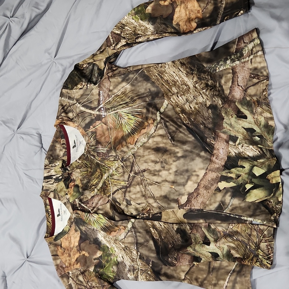 field and stream camo long sleeve women's shirts size small